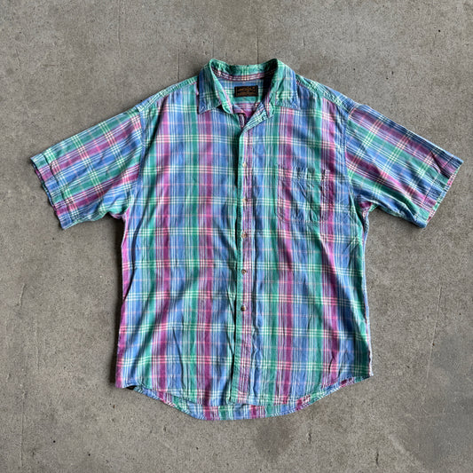 Eddie Bauer Plaid Button Down Shirt