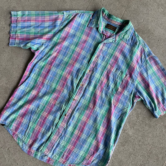 Eddie Bauer Plaid Button Down Shirt